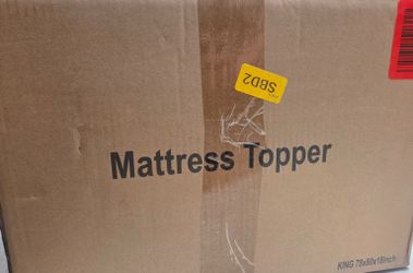 TESIONE King Mattress Topper Extra Thick Pillow Top Cooling 8-21" Deep #2927N R3