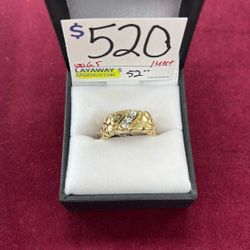 14kt Nugget Ring
