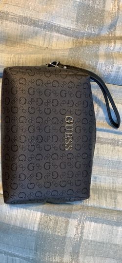 Guess Monogram Wristlet Clutch