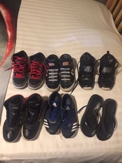 5 pairs of sneakers size 2