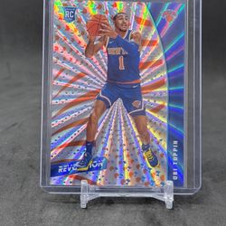 2020-21 Revolution Obi Toppin Sunburst & Groove Rookie Lot Sp /75 Orange Refractor