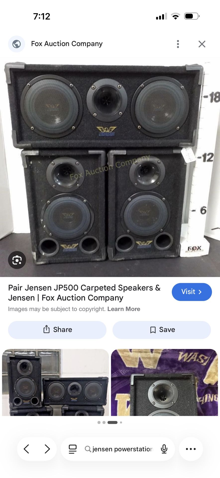 Jensen Power station JPC25 And 2 Pairs Of JP500