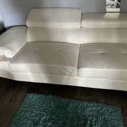 White Sectional