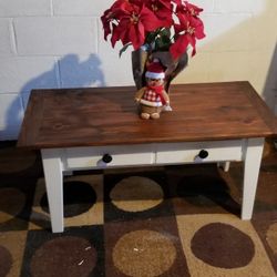 Refurbished White Coffee Table
