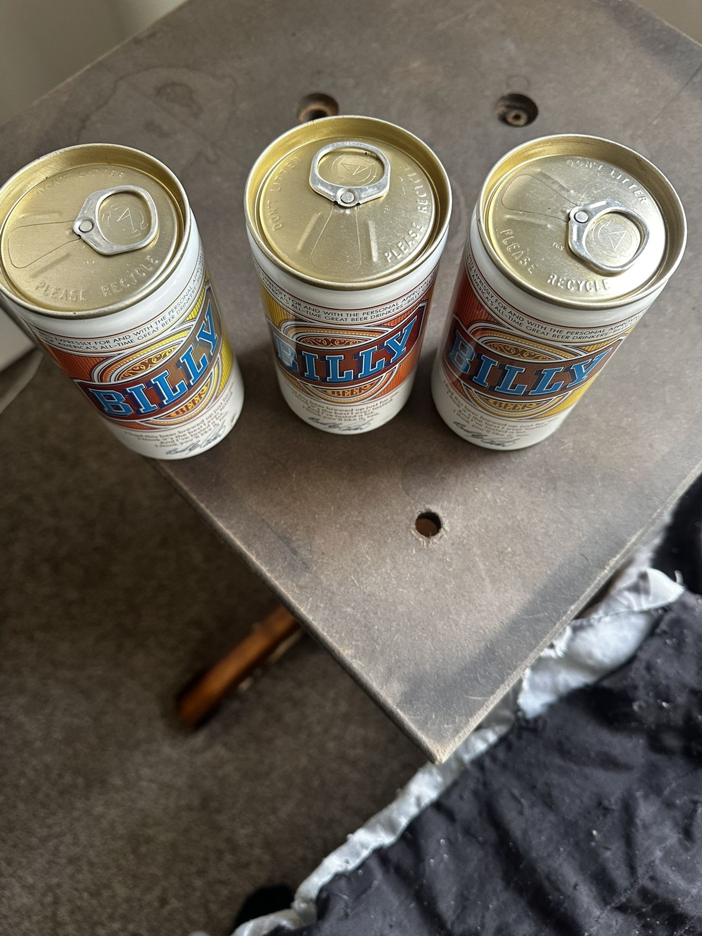 Billy Unopened Beer