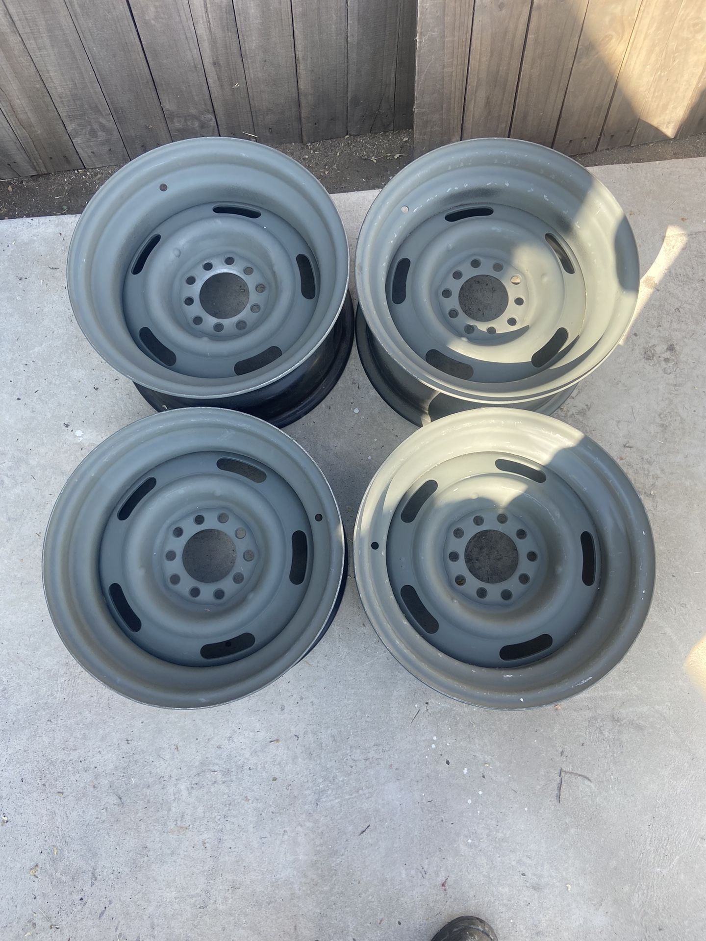 4 Chevy Rally Wheels Offset 