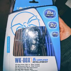 Soundstream 8 Gauge Amplifier Kit Brand New In The Box 