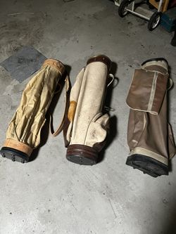 Used older vintage Golf bags, $10 Each, No brainer price, 