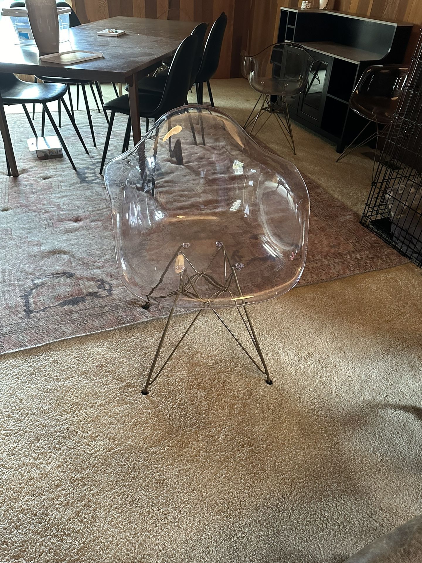 Lucite Chairs (7) 