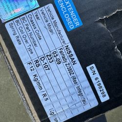 350Z G35 BC Racing True Coilovers 