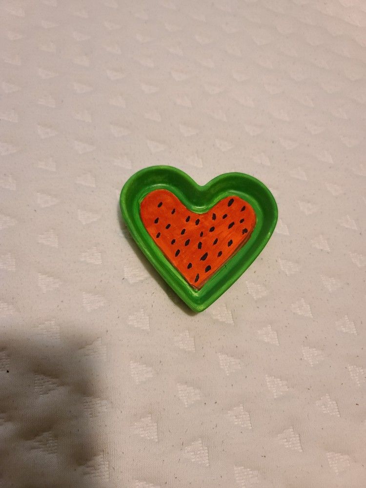 Handpainted Heart Ceramic...I Don't Give My Number Out For Privacy Resons