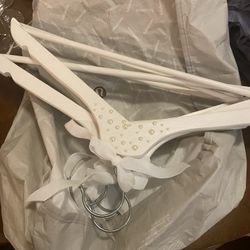 6 Bride/ Bridesmaids Dress Hangers