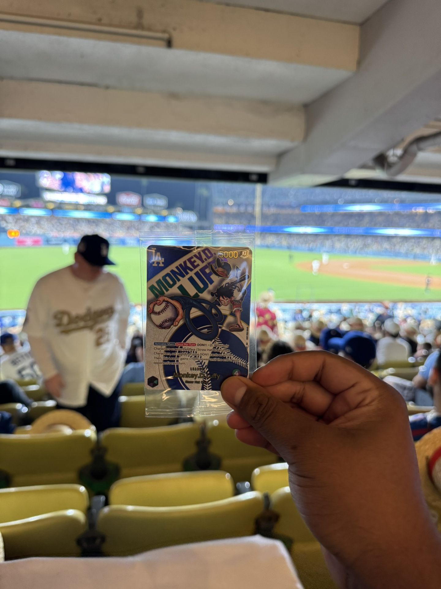 Dodgers One Piece Night Collectors Card
