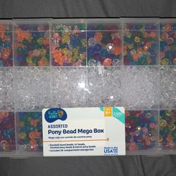 hello Hobby Assorted Pony Bead Mega Box