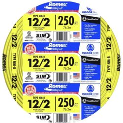 New 250’ Roll Of 12/2
