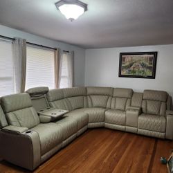 🆕 Power Reclining Sectional Couch Sofa