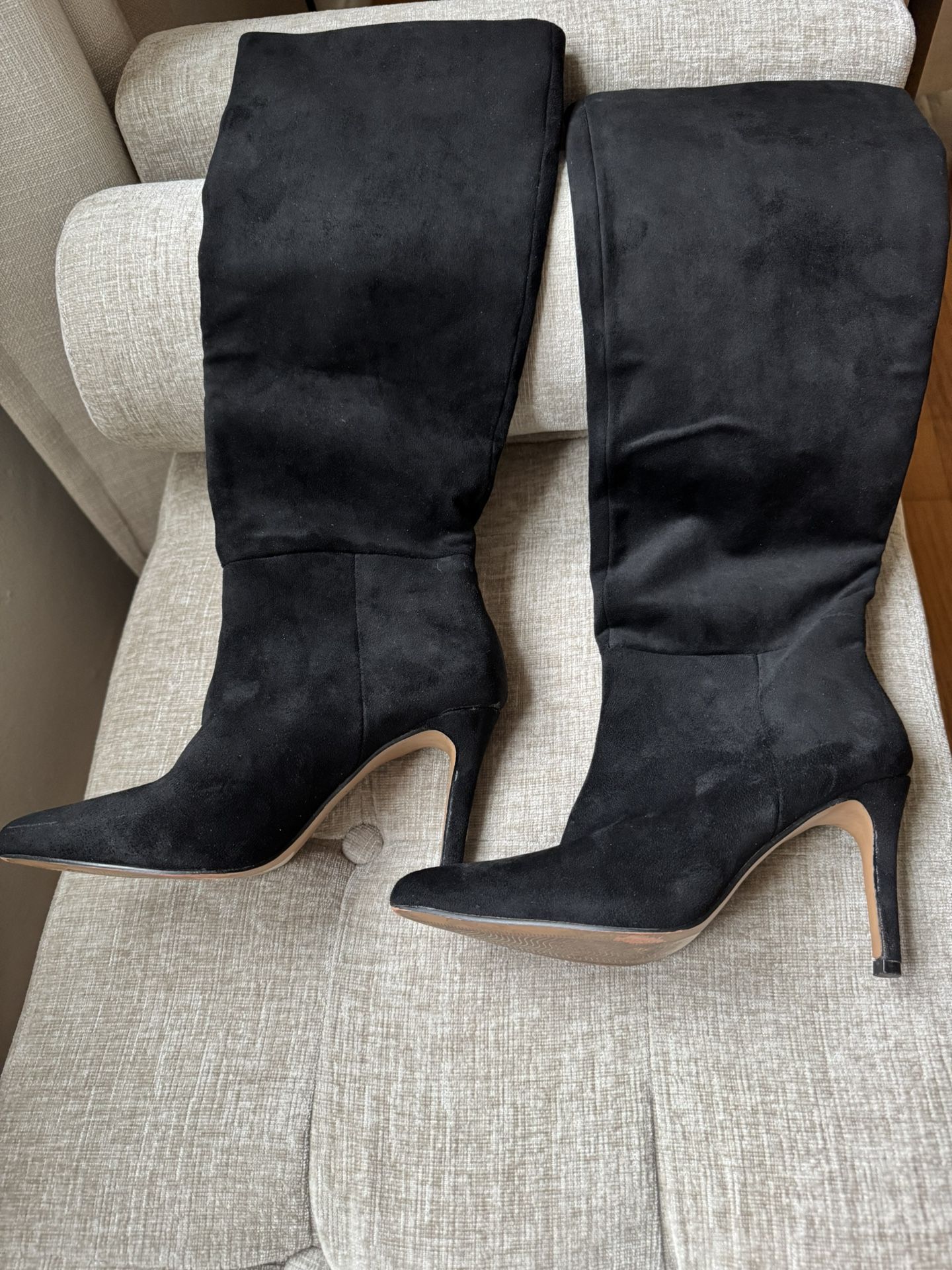 Boots -Steven Suede Boots-Size 5