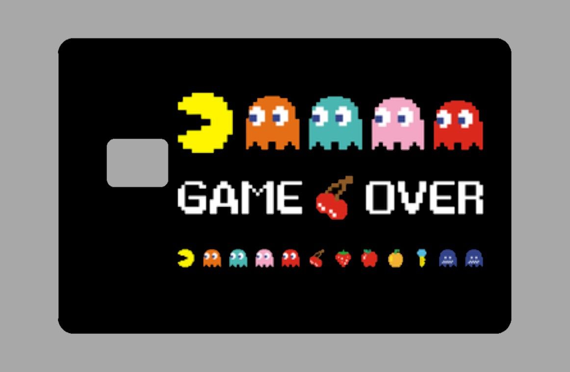 Pac-Man Credit Card Skin Decal