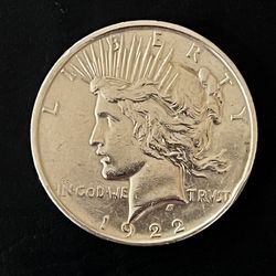 1922-D Liberty Peace Dollar