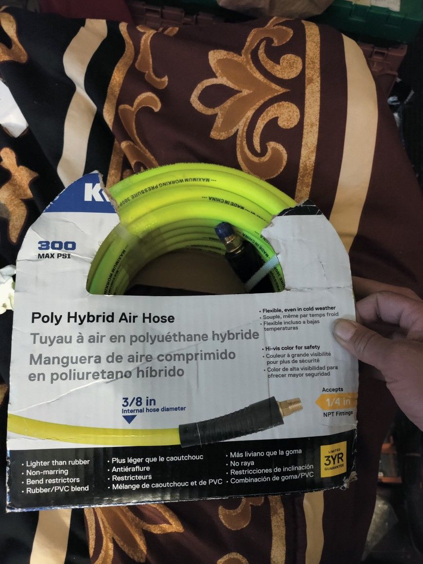 Kobalt 50ft3/8in Poly Hybrid Air Hose