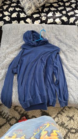 Blue sweatshirt