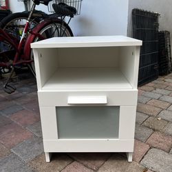 IKEA Brimnes White Nightstand Side Table
