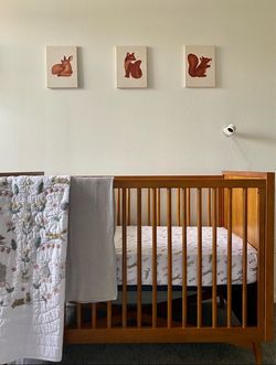 Pottery Barb convertible crib with bedding