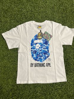 BAPE Blue and White Shirt