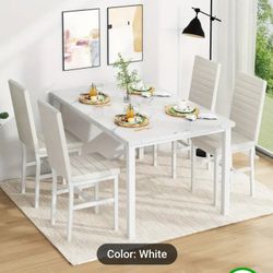 Brand New Dinner Table With 4 Chairs 