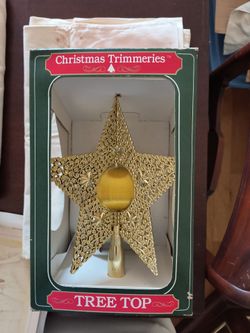 Electrified Filigree Star Tree Top