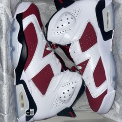 Jordan 6 Retro Carmine SIZE 9  (2021)
