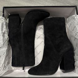 black Heel Booties