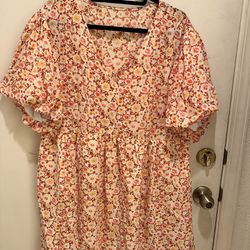 Floral dress size extra large