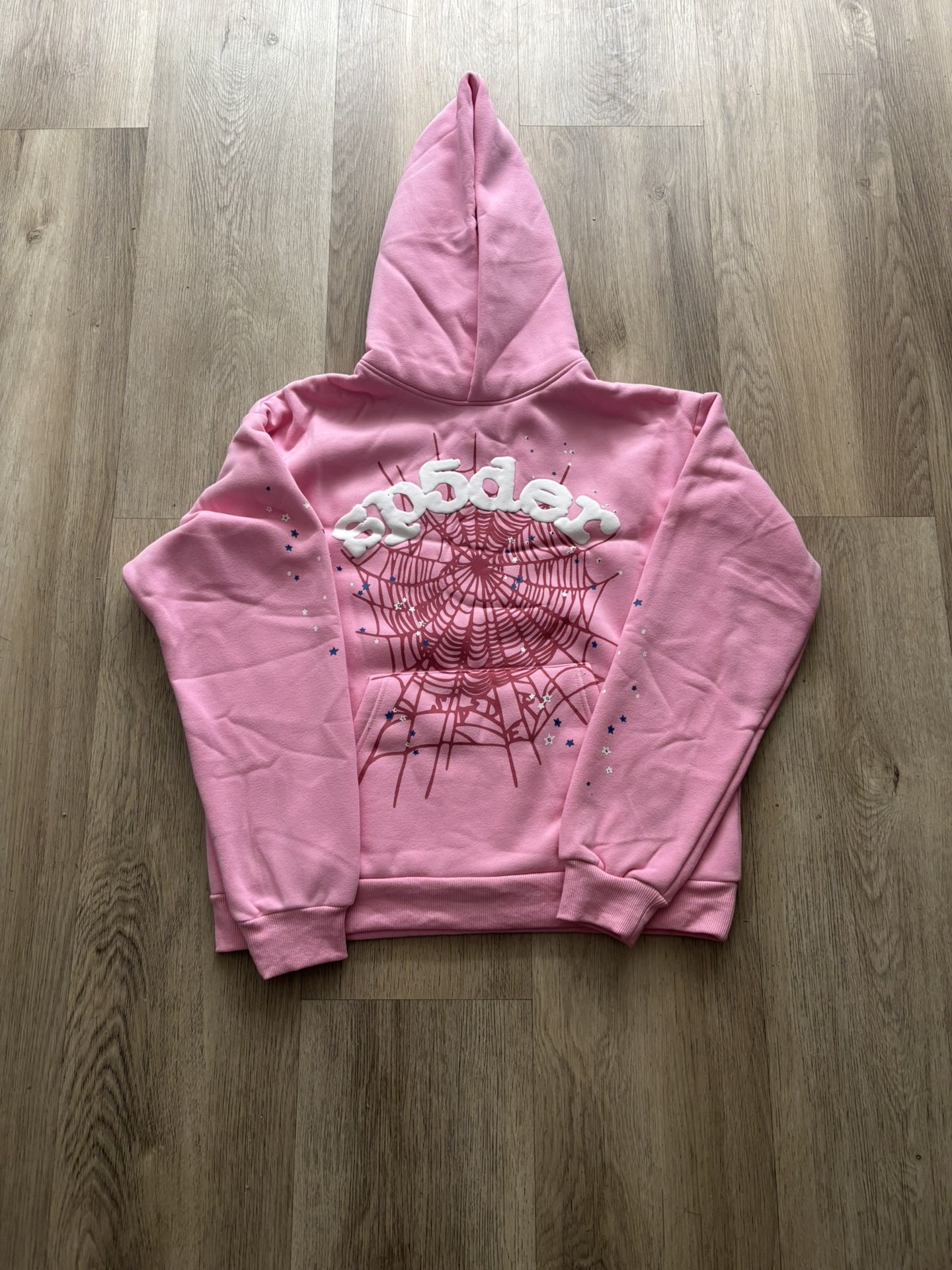 Spider Pink Hoodie Medium