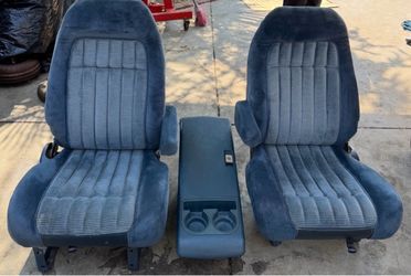 Obs blue bucket seats