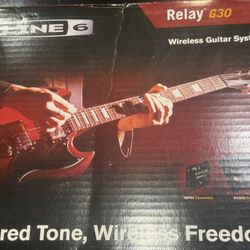 Line 6 Relay G30 Wireless Guitar System – Complete w/ Box – Tested Working