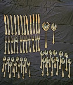 Rogers and Son Gold plated silverware