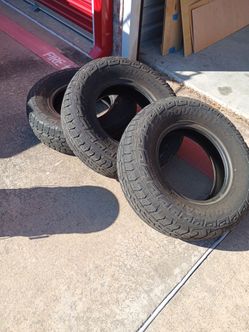 245-75-16 tires all 3 $60