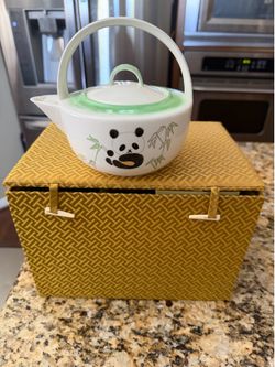 Panda porcelain Tea Pot Set