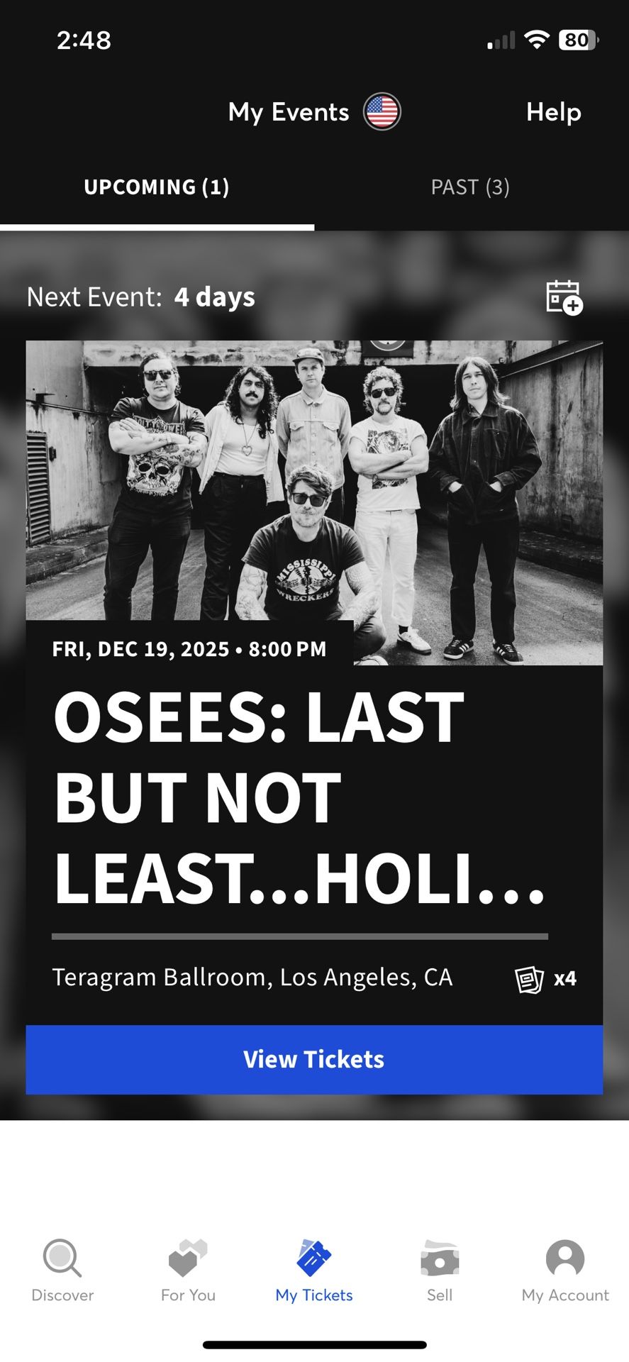 Osees Tickets Teragram Ballroom Fri 12/19