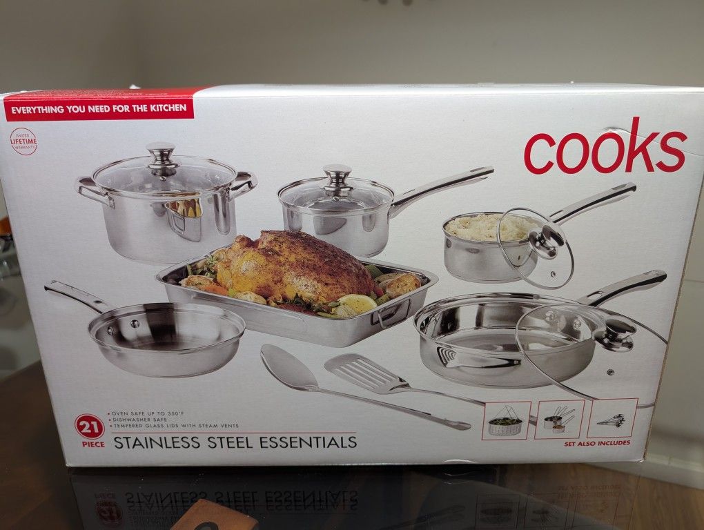 Stainless Steel Kitchen Set