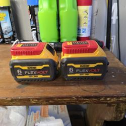 Dewalt 6 Ah Flexvolt Batteries 