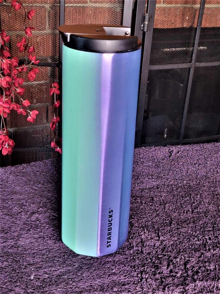 NEW - RARE Starbucks Vacuum Insulated MULTI COLOREDS tainless Steel Tumbler 16 Oz
