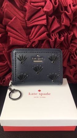 Kate spade key wallet in leather new with tag