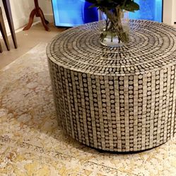 Shell Finish Coffee Table