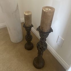 Large Candle Holders