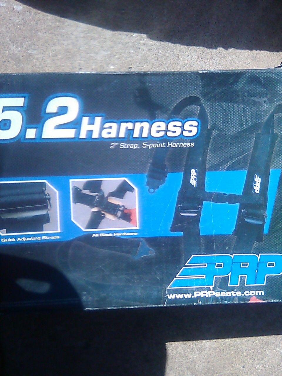 Full harness seat belts and hardware