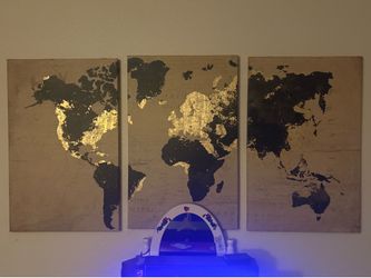 Map Canvas Wall Art