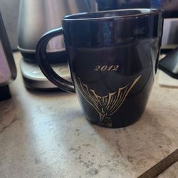 Starbucks 2012 Brown and Gold Mermaid Mug