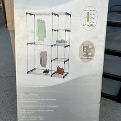 Closet Organizer Clothing Rack $30